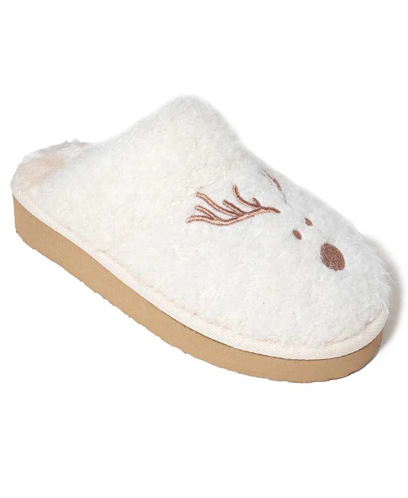 Minnetonka Women's Reindeer Scuff Slipper