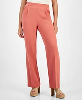 Bar Iii Women's High-Rise Wide-Leg Pants, Created for Macy's