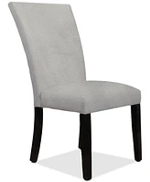 Kellet Grey Velvet Side Chair, Created for Macy's