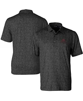 Cutter & Buck Men's Bobby Bowden Black Florida State Seminoles Pike Constellation DryTec Stretch Polo