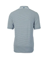 Cutter & Buck Men's Penn State Nittany Lions Throwback Logo Virtue Eco Pique Stripe Polo