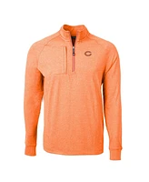 Cutter & Buck Men's Chicago Bears Adapt Eco Knit Quarter-Zip Pullover Top