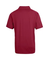 Cutter & Buck Garnet Florida State Seminoles Primary Team Logo Prospect Textured Stretch Polo