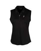 Cutter & Buck Women's Black Ohio State Buckeyes Forge Stretch Sleeveless Polo