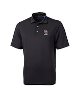 Cutter & Buck Men's Black Oklahoma Sooners Alumni Logo Virtue Eco Pique Polo