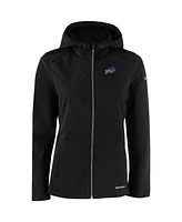 Cutter & Buck Women's Buffalo Bills Evoke Eco Softshell Full-Zip Hooded Jacket