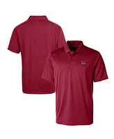 Cutter & Buck Men's Maroon South Carolina Gamecocks Vault Prospect Textured Stretch Polo