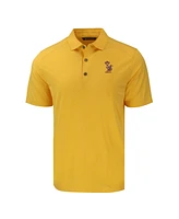 Cutter & Buck Men's Heather Gold Minnesota Golden Gophers Vault Forge Eco Stretch Polo