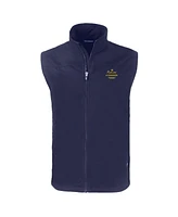 Cutter & Buck Men's Navy Notre Dame Fighting Irish Play Like A Champion Today Charter Eco Full-Zip Vest