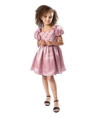 Rare Editions Toddler & Little Girls Shimmer Organza Social Dress