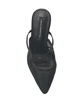 French Connection Women's Mesh Kitten Mules