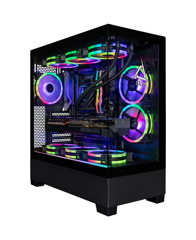 Clx Set Gaming Desktop - Liquid Cooled Amd Ryzen 9 9950X 4.3GHz 16