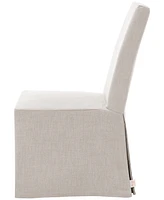 Abbyson Living 39" 2-Pc. Wood Mindy Sunbrella Slipcover Dining Chair