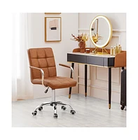 Yaheetech Modern Office Chair 360° Swivel Computer Chair