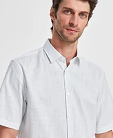 Alfani Men's Lenny Maze Short-Sleeve Shirt, Created for Macy's