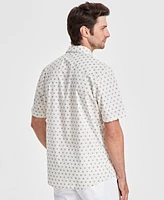 Alfani Men's Printed Short-Sleeve Shirt, Created for Macy's