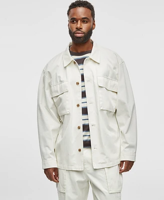 Mode of One Men's Relaxed-Fit Utility Shirt Jacket, Created for Macy's