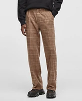 Mode of One Men's Relaxed-Fit Plaid Trousers, Exclusively at Macy's