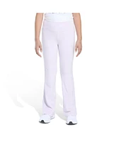 adidas Big Girls Rib Velour Vented Flare Leg Pant