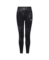 adidas Big Girls Detached Waistband Glam 3-Stripe Cozy Legging