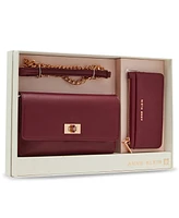 Anne Klein 3 Piece Gift Set With Turn Lock Clutch