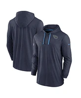 Nike Men's Navy Tennessee Titans Sideline Pop Performance Pullover Long Sleeve Hoodie T-Shirt