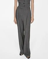 Mango Women's Pinstripe Suit Pants