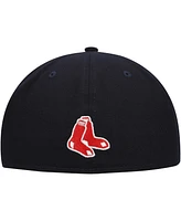 New Era Men's Navy Boston Red Sox Shadow Logo 59FIFTY Fitted Hat