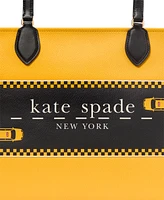 kate spade new york Manhattan Taxi Printed Pvc Large Market Tote