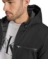 Calvin Klein Men's Infinite Stretch Water-Resistant Hooded Jacket