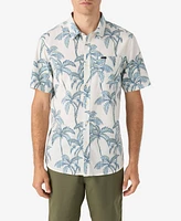 O'Neill Men's Trvlr Short Sleeve Printed Button-Front Performance Shirt