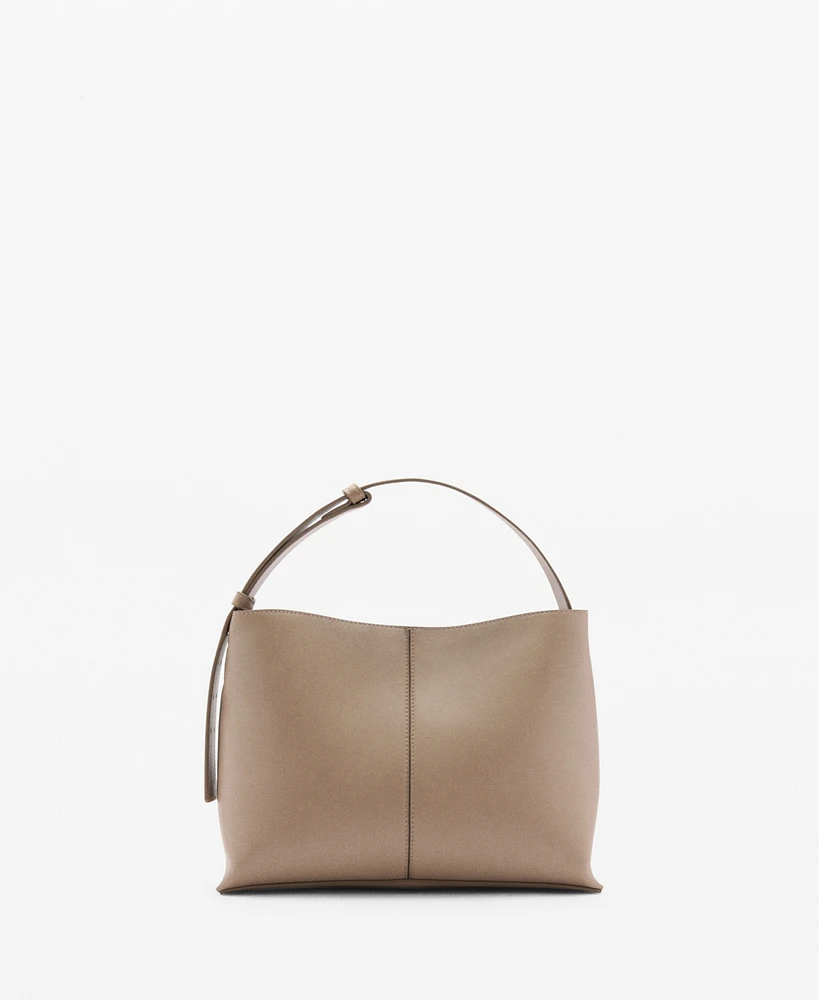 Mango Women's Mini Shopper Shoulder Bag