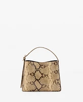 Mango Women's Snakeskin Effect Bag