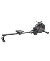 Sunny Health & Fitness Magnetic Rowing Machine Rower, Long Rail Length, Max Weight 250 lbs