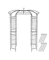 Skonyon Birdcage Shape Gazebo for Climbing Plants and Wedding Ceremony Decoration