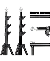 8.5x10Ft Photography Background Backdrop Support Stand Kit Video Shooting 2 Pack