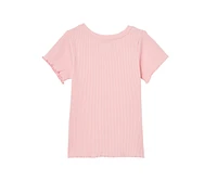 Cotton On Little Girls Raya Rib Baby Tee