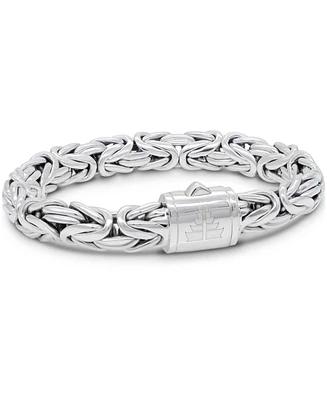 Devata Borobudur Oval 10mm Chain Bracelet in Sterling Silver