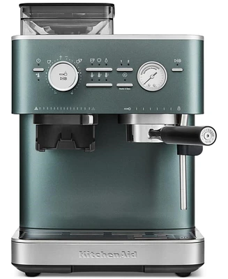 KitchenAid Semi Automatic Espresso Machine with Burr Grinder, KES6551