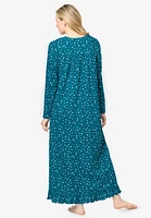 Dreams & Co. Plus Long-Sleeve Gown