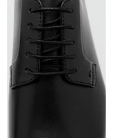 Mango Men's Leather Suit Shoes