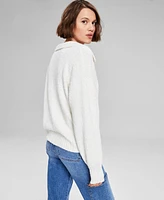 And Now This Women's Boucle Polo Sweater, Created for Macy's