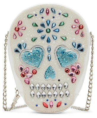 Betsey Johnson Bone-Jour Crossbody Bag