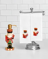 Mistletoe Farms Nutcracker Soap Pump & Hand Towels 3-Pc. Boxed Set