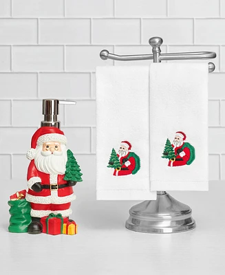 Mistletoe Farms Santa Soap Pump & Hand Towels 3-Pc. Boxed Set