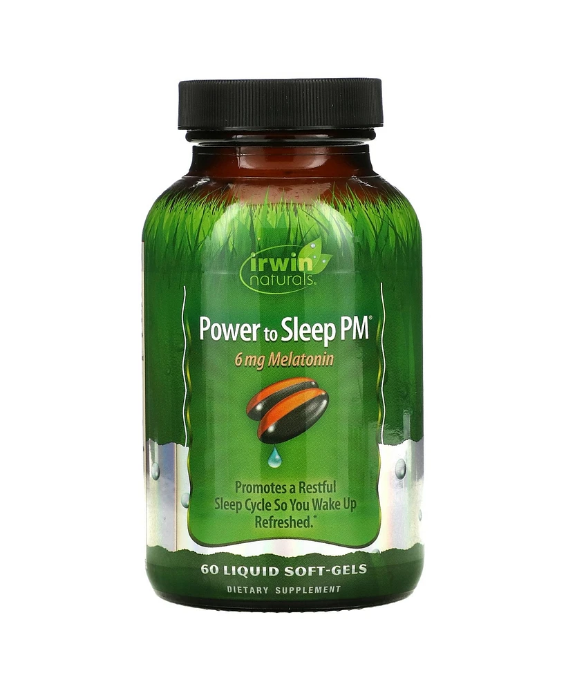 Irwin Naturals Power to Sleep Pm - 60 Liquid Soft