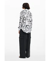 Desigual Women's Shirt with face print