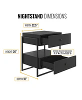 Boyd Sleep Pesaro Nightstand with Usb and Plug