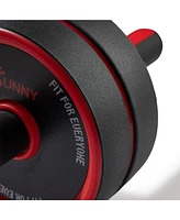 Sunny Health & Fitness Ab Roller Wheel, Ultra-Wide Design, Durable Construction, Compact & Portable, Non-Slip Handles with Knee Pad