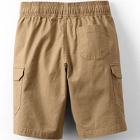 Lands' End Boys Stretch Canvas Utility Cargo Shorts